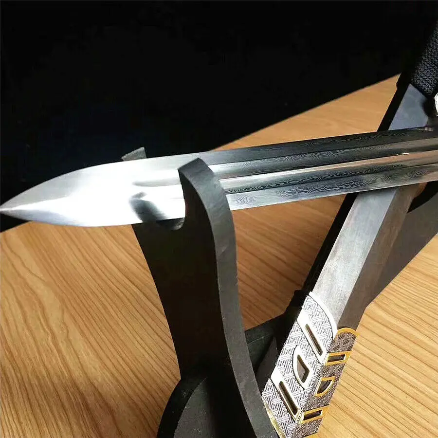 Красивый охотничий Меч Han jian Dagger острый дамасский стальной клинок короткий меч