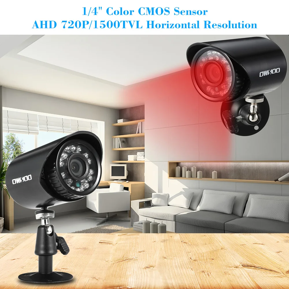 OWSOO 720P IR CUT Открытый 4 шт головной производитель и производство по Камера IP