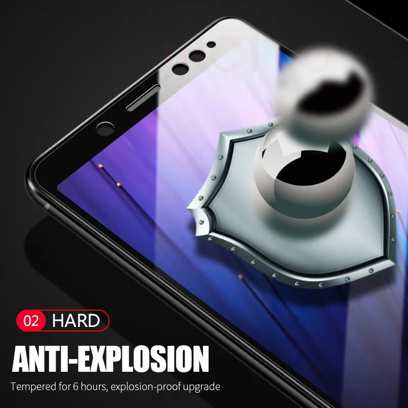 JRQITO 4D Full Coverage Tempered Glass For Xiaomi Redmi 6A 6 Pro Screen Protector Note 4 4x 5 5A Protective | Мобильные телефоны и