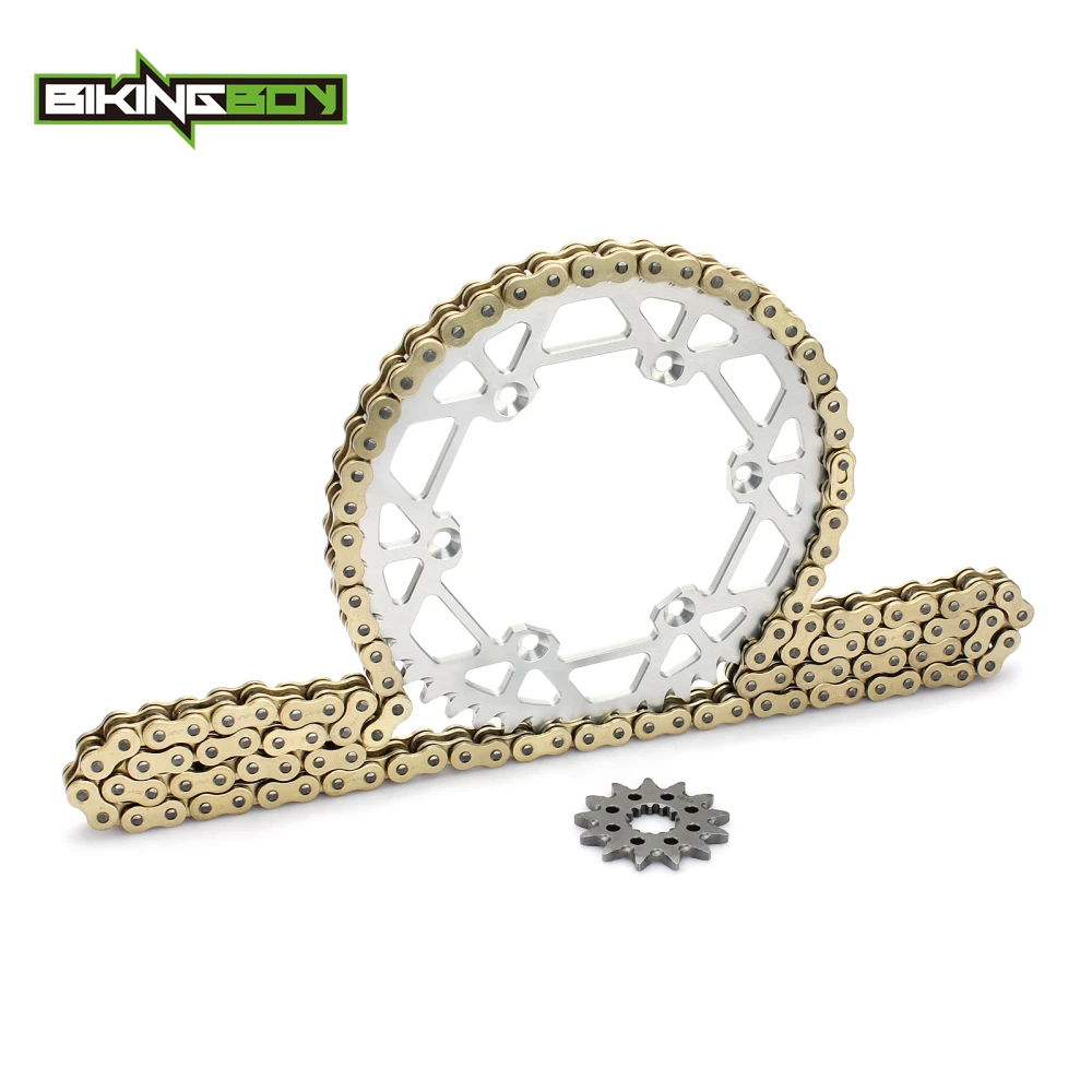 BIKINGBOY Передняя 12T Задняя 48T 49T 50T 51T 52T Звездочка 520 120L X ring цепь для Kawasaki KX 250 98 99 00 01 02 03