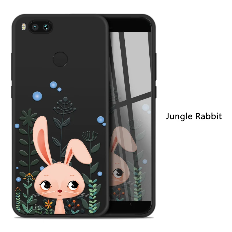 ASINA, милый чехол для Xiao mi Red mi Note 7, силиконовый чехол, 3D рельеф, животное, звезда, Космический бампер для mi 9, A1Red, mi Note 5, 5 Plus, A2 - Цвет: Jungle Rabbit