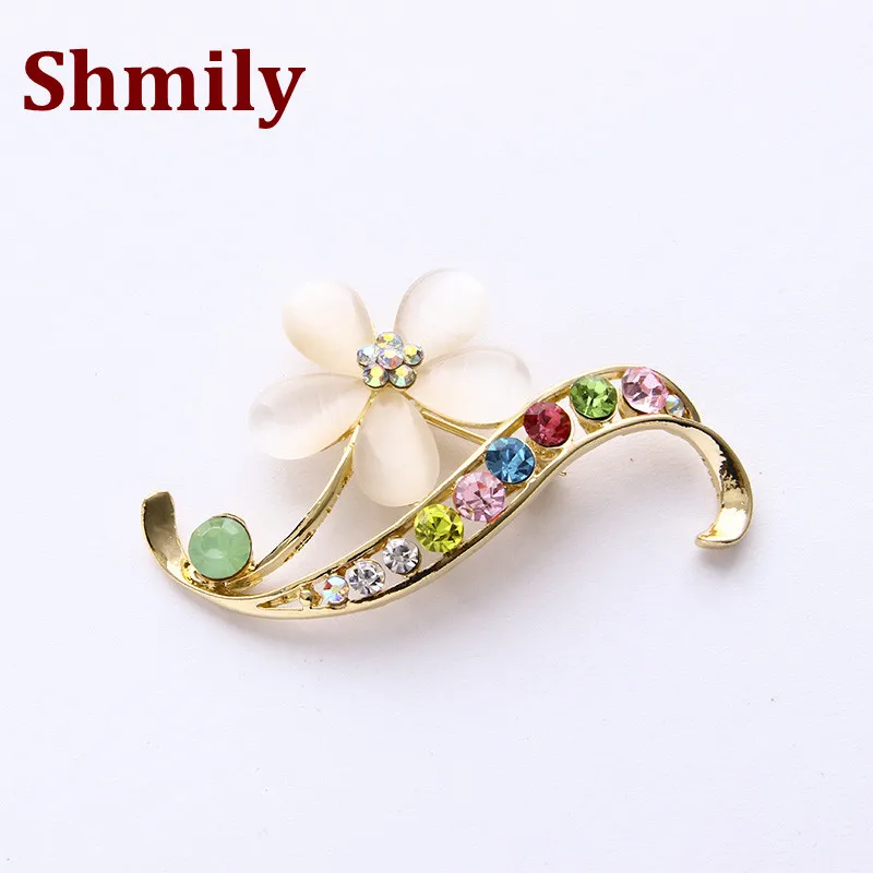 Бесплатные Крылья elegent опалы цветок музыка примечание гирлянды кристально брошь