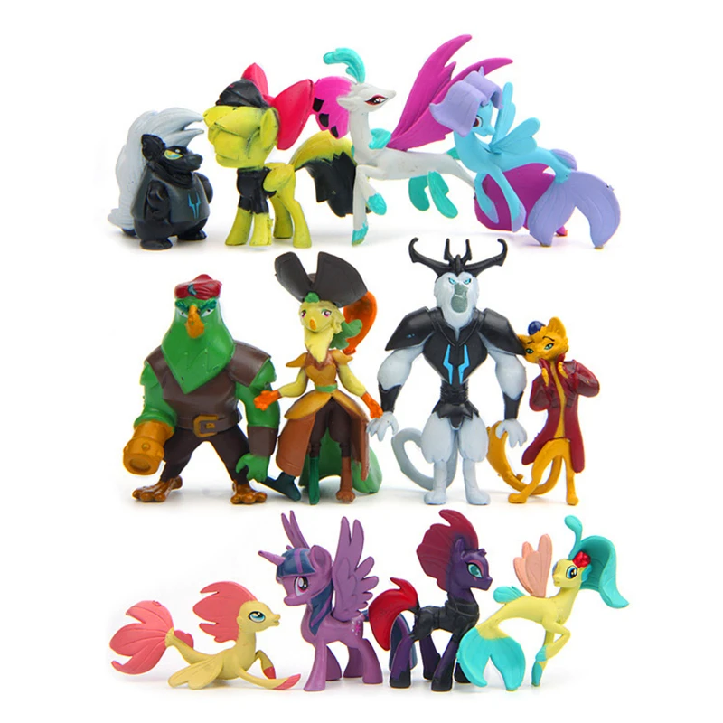 12 шт. принцесса скайста королева Ново тень песчаная птица киперы пони капитан