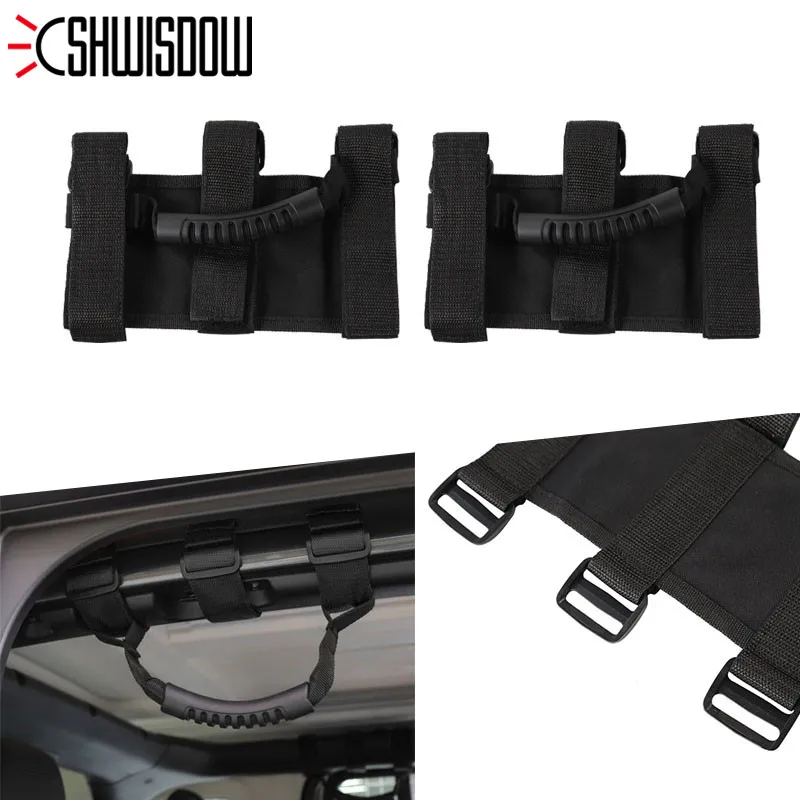 Автомобильный 2/4 шт рулонные ручки для Jeep Wrangler Accessorise YJ TJ JK 4x4WD ролл бар крепление