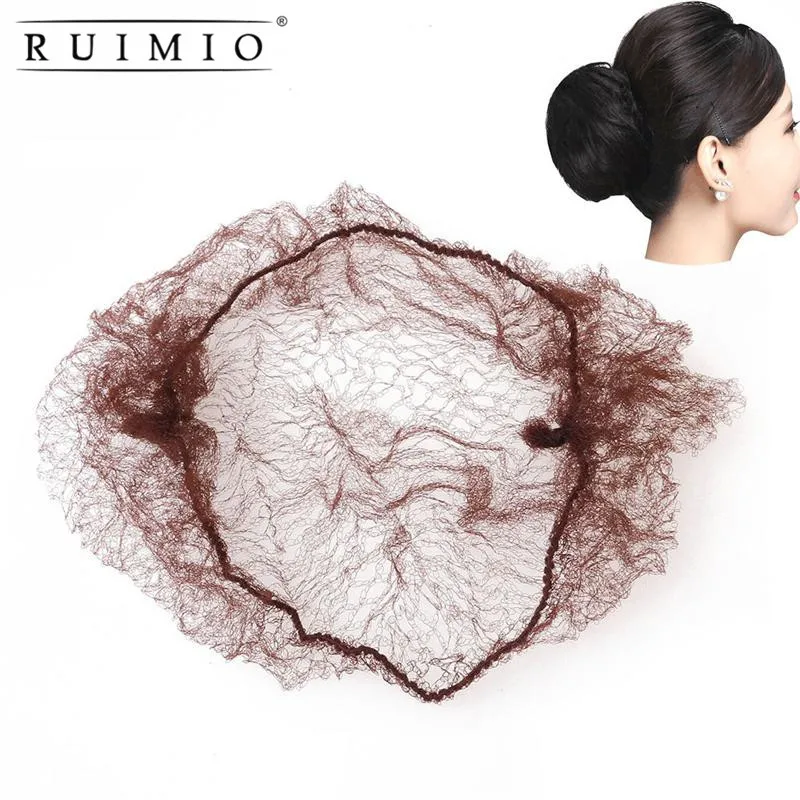 

50pcs Hair Nets Wigs Invisible Elastic Edge Mesh Hair Styling Hairnet Soft Lines For Dancing Sporting Hair Net Wigs Weaving