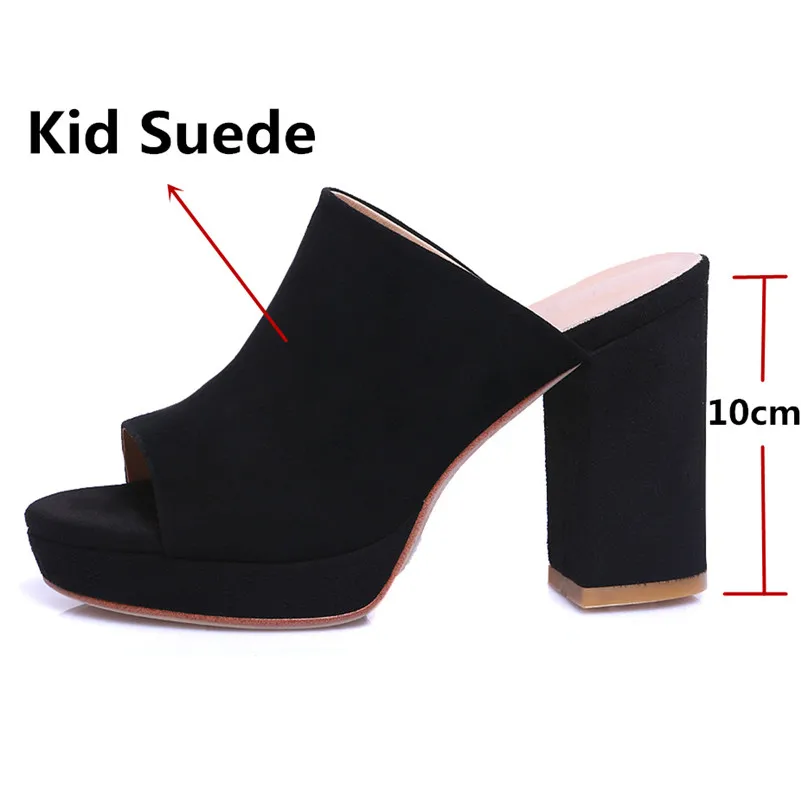 FEDONAS Одежда высшего качества женские туфли лодочки замша круглый носок босоножки