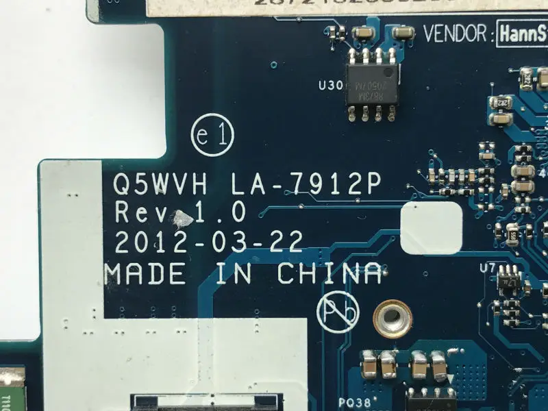 Высококачественная материнская плата для ноутбука ACER Aspire V3 571G NBY1711001 Q5WVH LA 7912P HM77