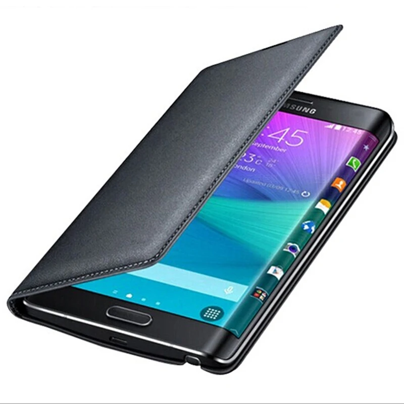 Кожаный чехол бумажник с откидной крышкой для аккумулятора защитный кожаный