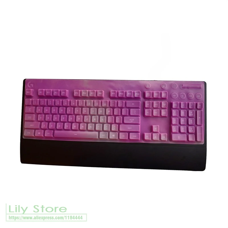 Для logitech G610 G810 G213 G413 K840 G512 с подсветкой игра механическая клавиатура протектор Кнопка пылезащитный чехол 104 ключ защитная кожа