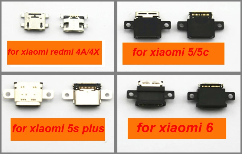 

High Quality Charger Port Micro USB Charging Connector Dock Repair For Xiaomi 5S Plus M5 5C 4A MI6 5 Redmi 4A 4X New In Stock