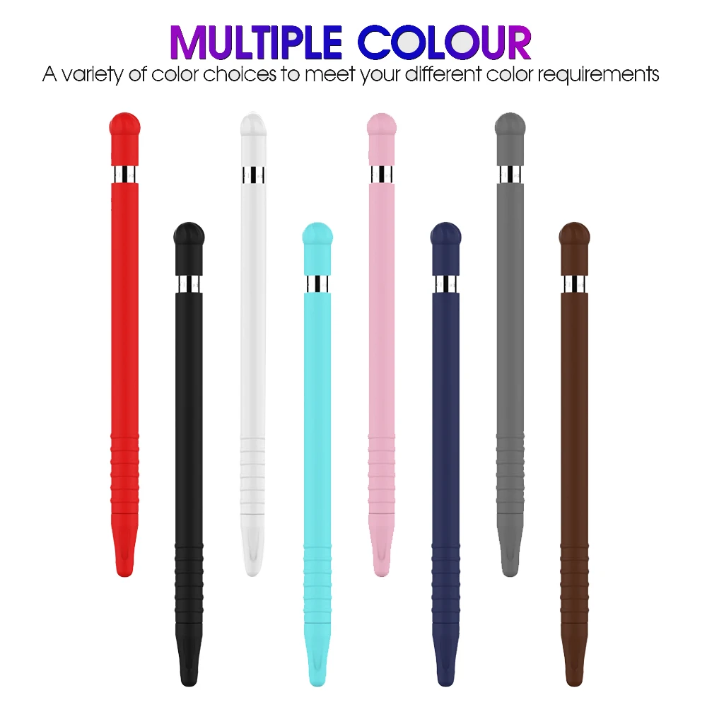 Силиконовый чехол, совместимый с Apple Pencil, 1 планшет, стилус для сенсорного экрана, защитный чехол, чехол, крышка, чехол s для iPad