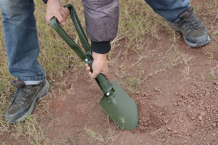 4в1 Складная лопата + топор пила мотыга. Многофункциональная Военная лопатка для
