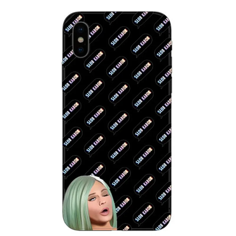 Кайли Дженнер kimoji Ким Кардашьян kanye west Северный Мягкий ТПУ Тампа da Caixa ли телефон
