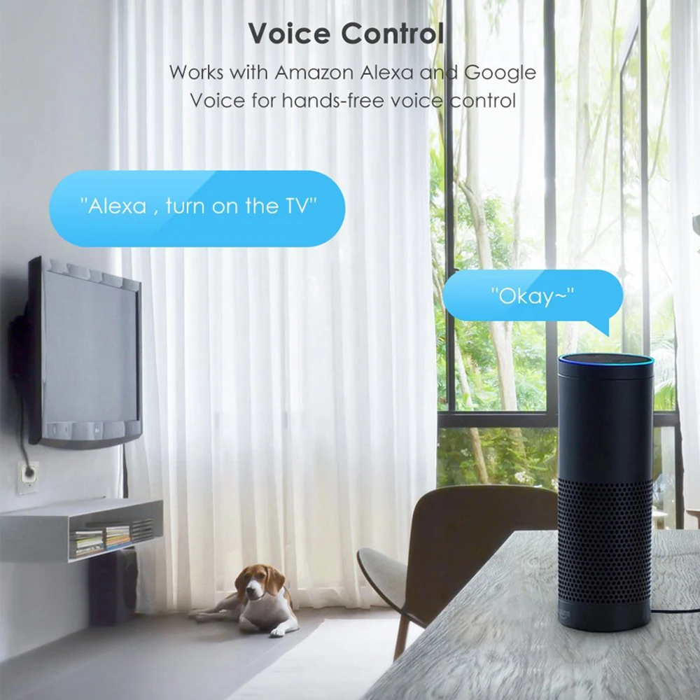 Приложение с дистанционным управлением умная розетка Wi-Fi для Alexa Google Home ЕС Wifi USB