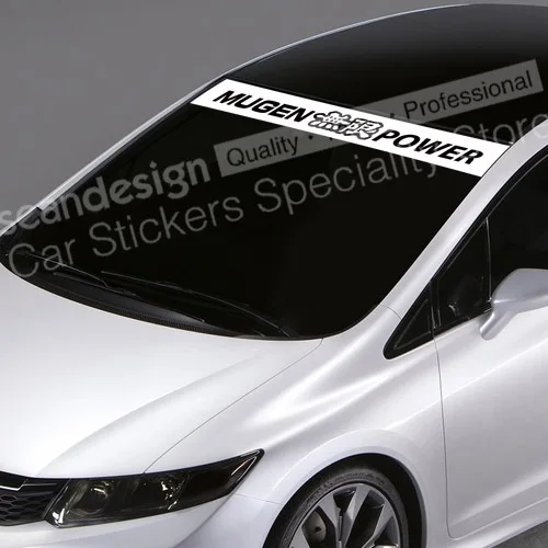 Наклейка на лобовое стекло для Honda Mugen Power Type A NSX FIT Accord S2000 CIVIC|for honda|windshield stickersstickers
