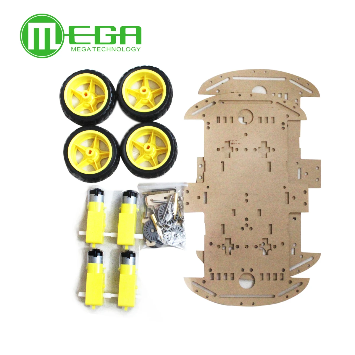 Наборы шасси для умных роботов 4WD с датчиком скорости, новинка