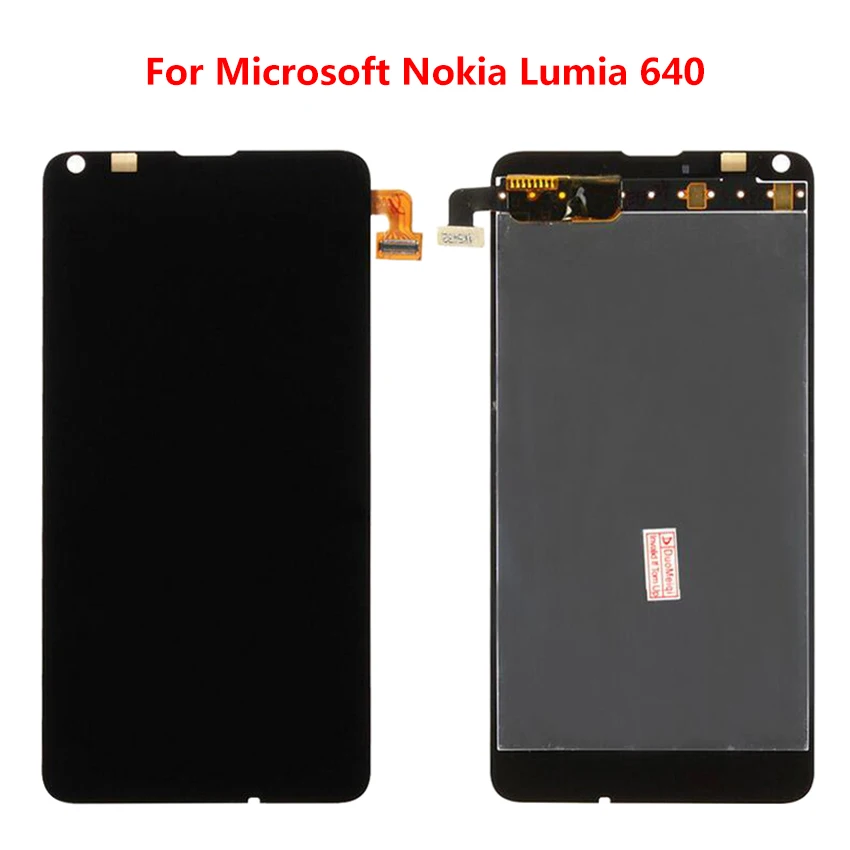 

Для Nokia Lumia 640 ЖК-дисплей с кодирующий преобразователь сенсорного экрана в сборе с сменной рамкой