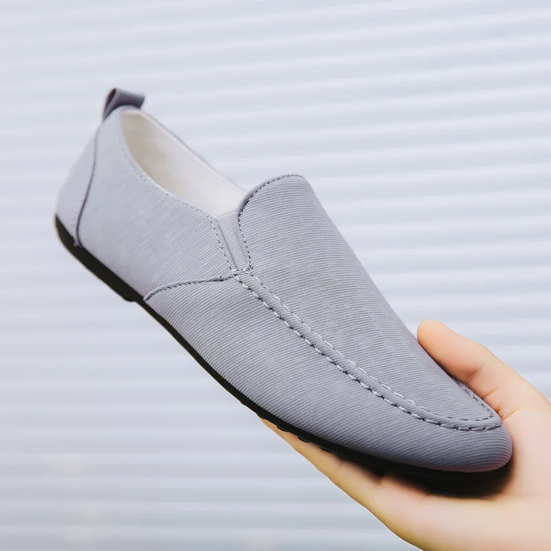 2018 New summer personality casual shoes beans men lazy feet men's high quality Breathable For loafers | Обувь