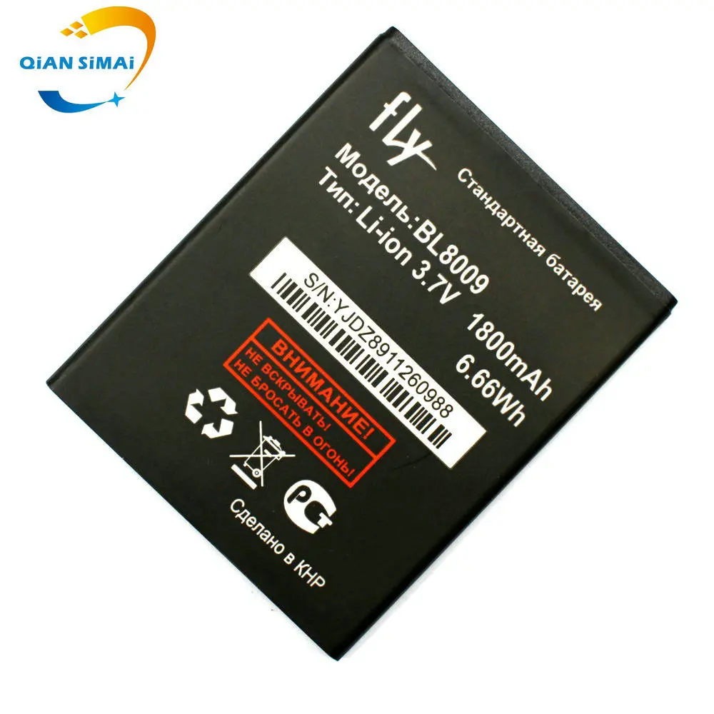 1 шт. новый высококачественный аккумулятор BL8009 BL 8009 для Fly FS451 Nimbus + код