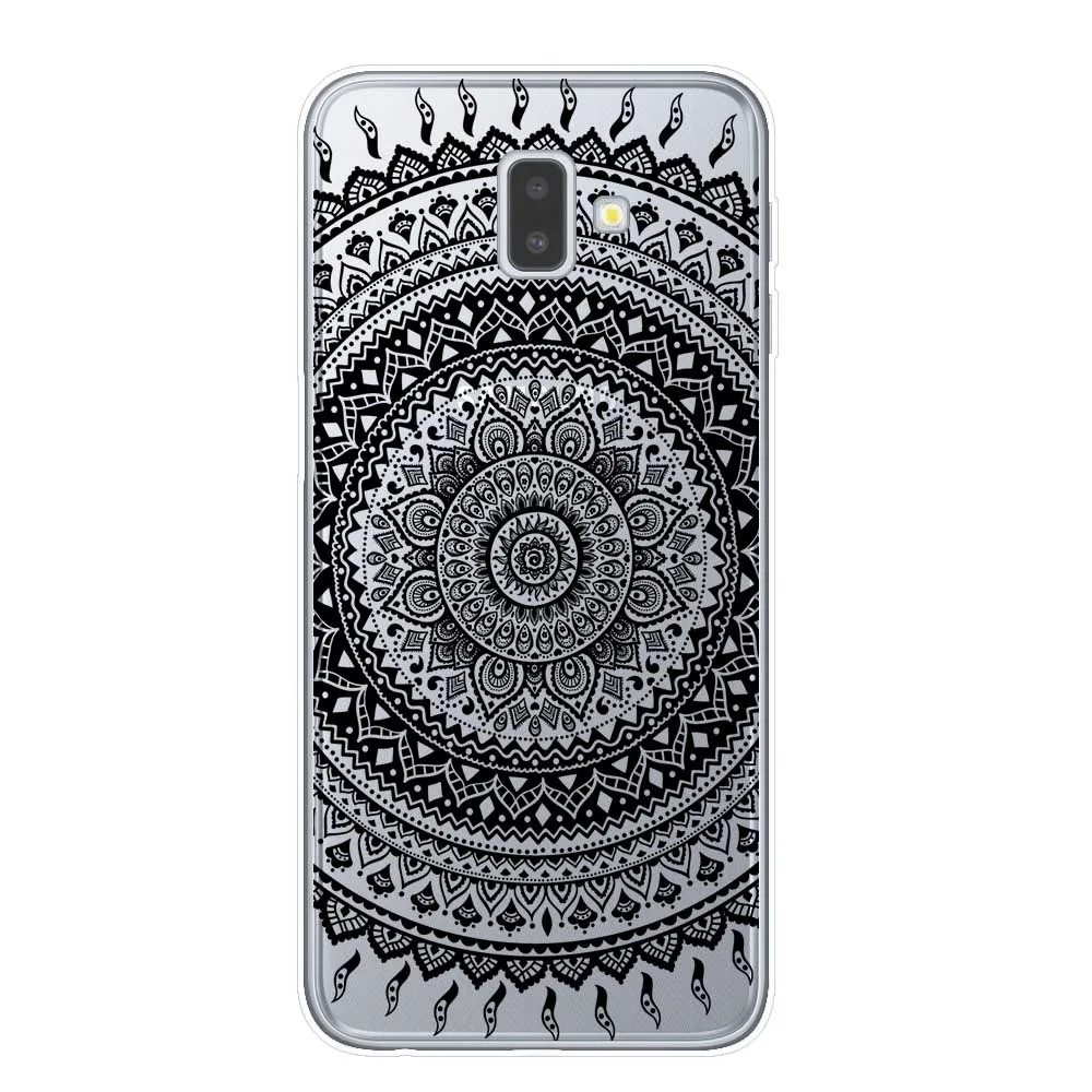 Сексуальный цветочный чехол для телефона, чехол для samsung J3, J5, J7,, J4, J6 Plus,, Note 8, 9, 10 Pro, чехол, кружевной цветок, мандала, чехол s Capa
