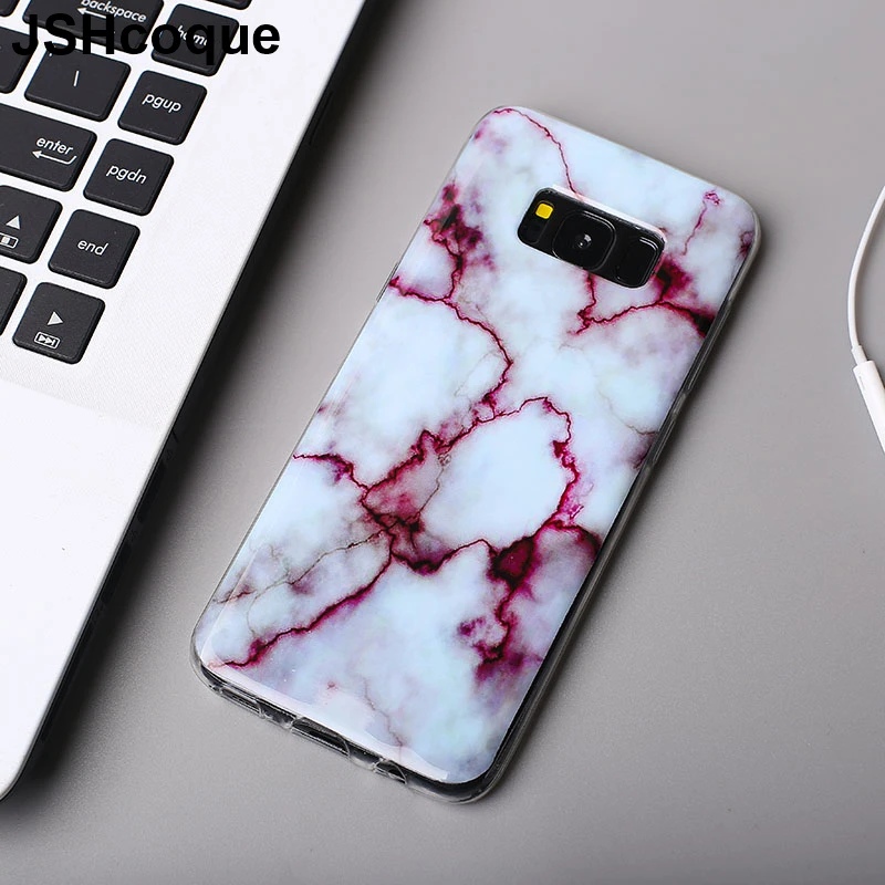 I Чехол для samsung S10 Plus, TPU, черный, белый, мраморный, чехол для телефона, для samsung S10, Coque, глянцевая задняя панель, Funda, для samsung S8, S9, S7, S6, Note 9 - Цвет: I