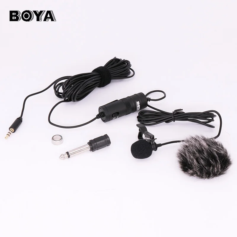 BOYA BY M1 Lavalier аудио видео телефон микрофон конденсаторный рекордер для iPhone Andriod