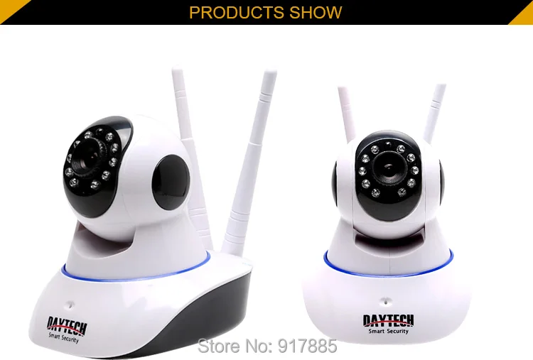 Daytech IP камера Домашняя безопасность WiFi камера Wi-Fi сетевой монитор движения сигнализация P2P ночное видение двухстороннее аудио DT-C101A 1080P