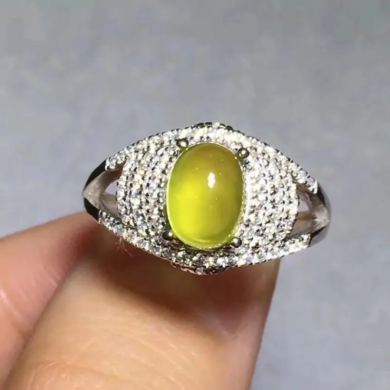 Женское кольцо из серебра 925 пробы 6 х8 мм|fine jewelry|gemstone jewelrygemstone rings silver |