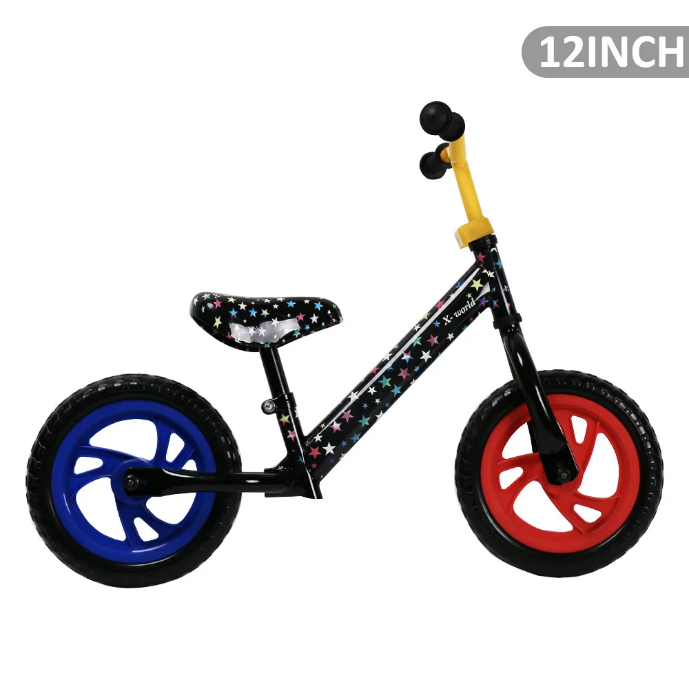 bike010bk 10 и 12 дюймов баланс велосипед Сверхлегкий Дети езда велосипед 1-3 лет дети учатся Кататься Спорт баланс велосипед игрушки для катания детский велосипед - Цвет: bike010bk