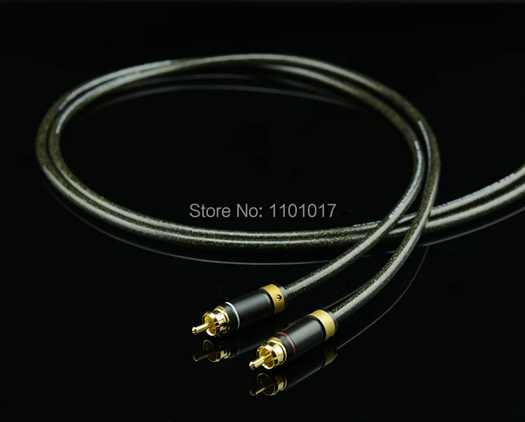 

HiFi EXQUiS MPS E-100 6N OFC RCA сигнальный кабель для подключения Hi-Fi аудио Аналоговый кабель HEE100