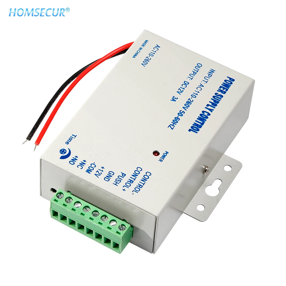 HOMSECUR управление доступом к двери использовать DC 12V 3A /AC 110 ~ 260V специальный