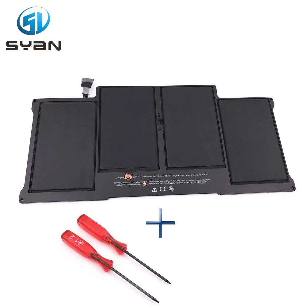 Аккумулятор A1405 для ноутбука Macbook Air 13 3 дюйма аккумулятор A1369 A1466 MC505 MC965 MC966 MD231 MD232
