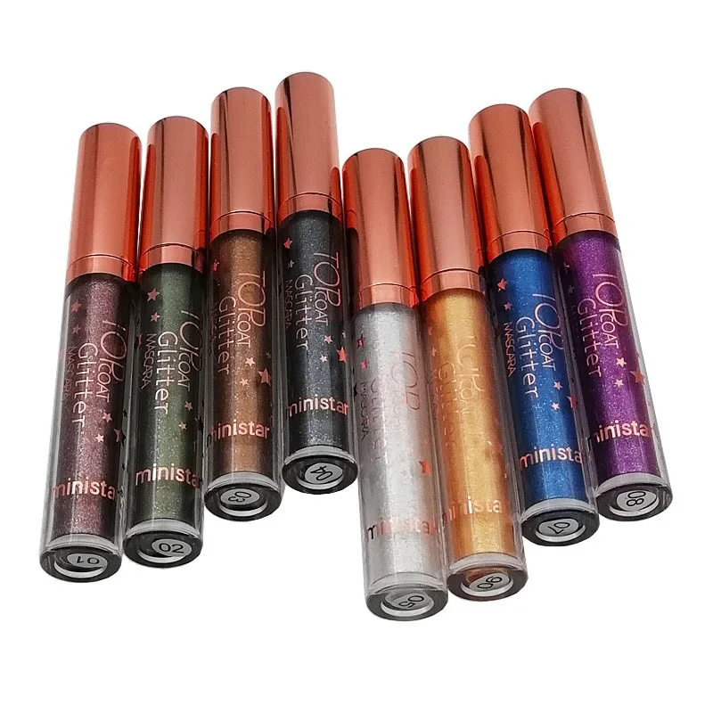 8 мл красочная блестящая тушь для ресниц водоСТОЙКАЯ стойкая наращивания макияж