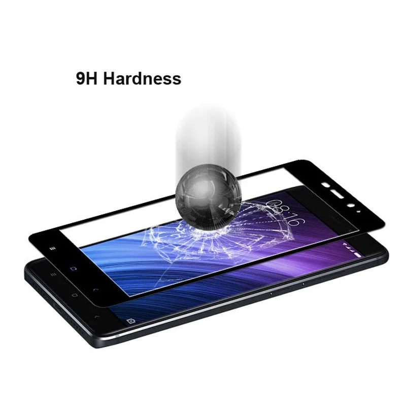 9H твердое защитное стекло на Redmi 4 Pro стекло на сяоми редми 4 про / ксиоми редми 4 про защитное покрытие для экрана закаленное стекло на Xiaomi Redmi 4 / стекло на сяоми редми 4 стекло