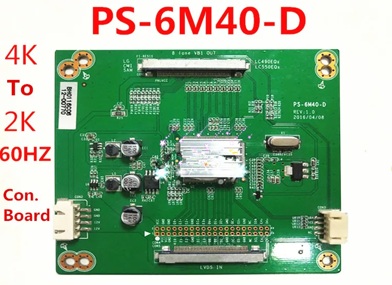 Для PS 6M40 D T Con 2 к до 4 плата адаптера 6M18 LVDS/PS логика пластина бар доска| |