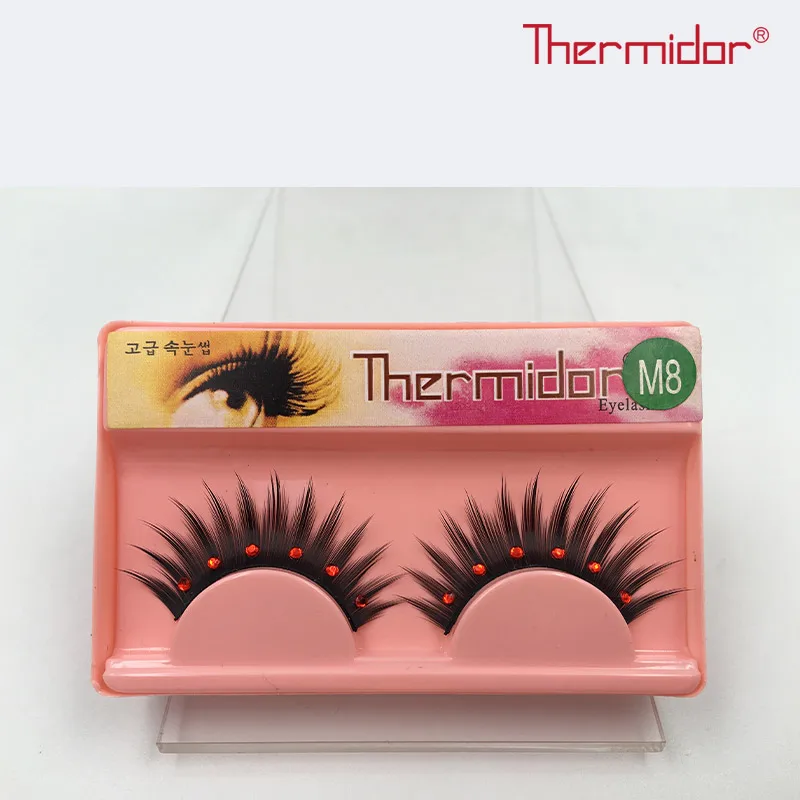 Thermidor накладные ресницы особенно инкрустация бриллиантами красивый макияж