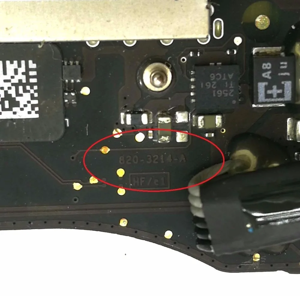 923 0125 IO доска USB аудио dc in 2 для Apple MacBook Air A1466 Mid 2012|ЖК-экран ноутбуков| |