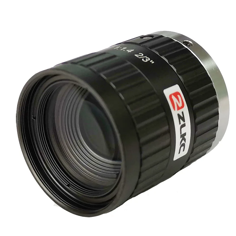 5 мегапикселей C Mount 8 мм 2/" F1.4 FA/Машинное видение объективы с фиксированным фокусным расстоянием промышленная камера ручная Радужная линза с низким искажением