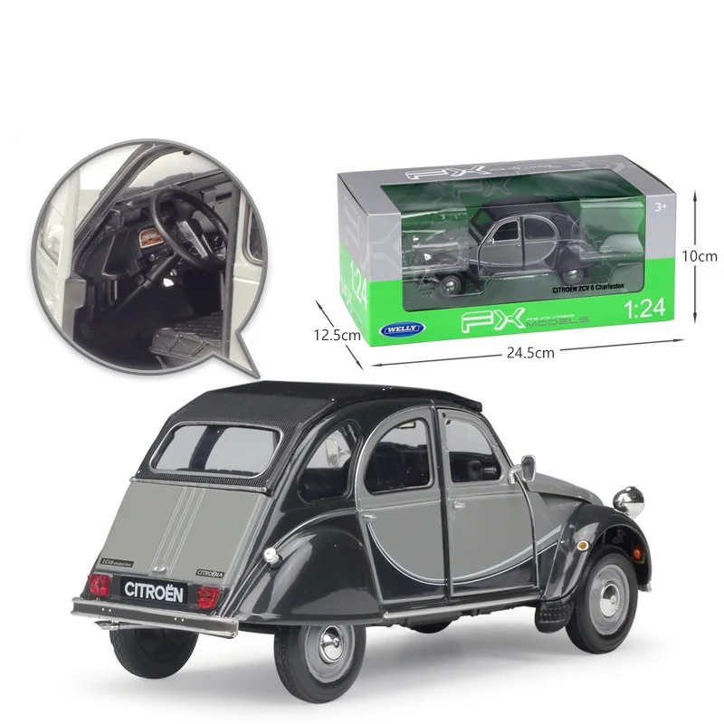 

1:24 Welly Citroen 2CV 6 Charleston Diecast Model Car