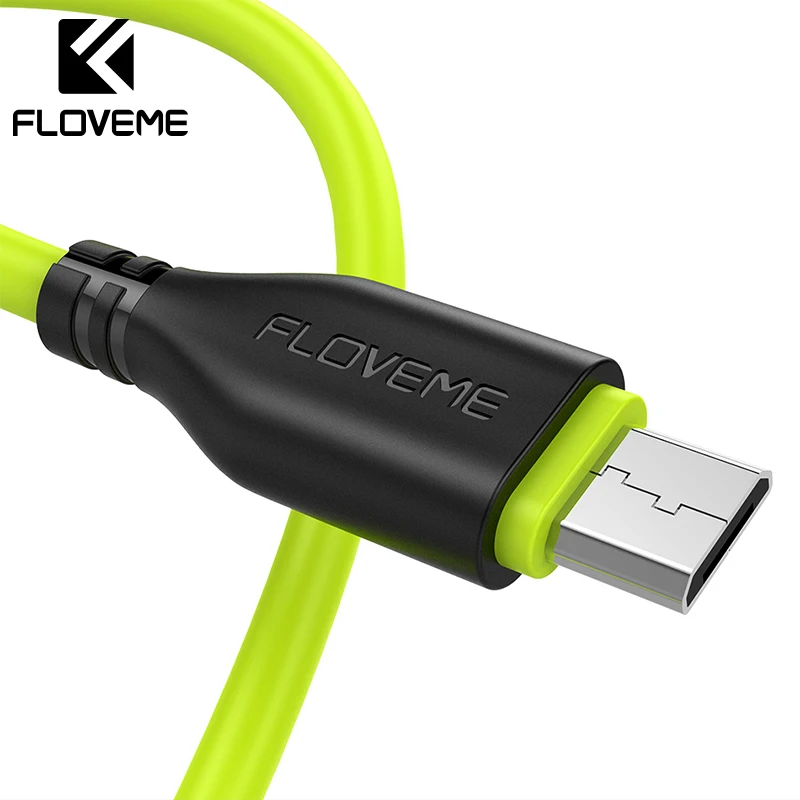 Кабель Micro USB FLOVEME TPE для Samsung Huawei Xiaomi Mi Max 3 Nokia 8 кабель зарядки передачи данных