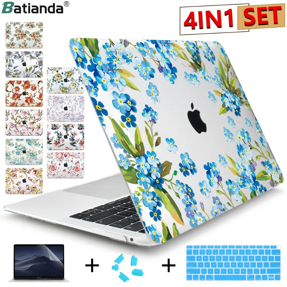 Чехол накладка для MacBook Pro 13 15 дюймов с сенсорной панелью 2016/2017/2018/2019 жесткий