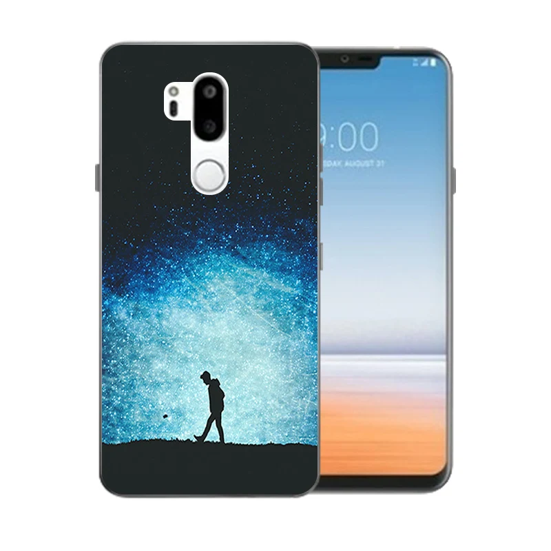6 1 дюйма для LG G7 тонкий ТПУ установлены телефонные чехлы ThinQ с узором ночного неба