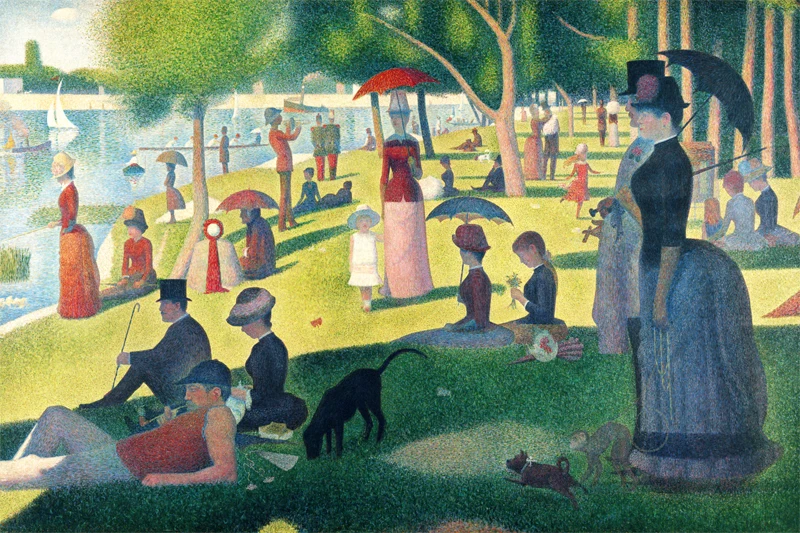 

Воскресенье в Ла-Гранде Jatte 1884 от Жоржа сейрата пейзаж холст картина печать домашний декор мир искусство репродукция шедевра