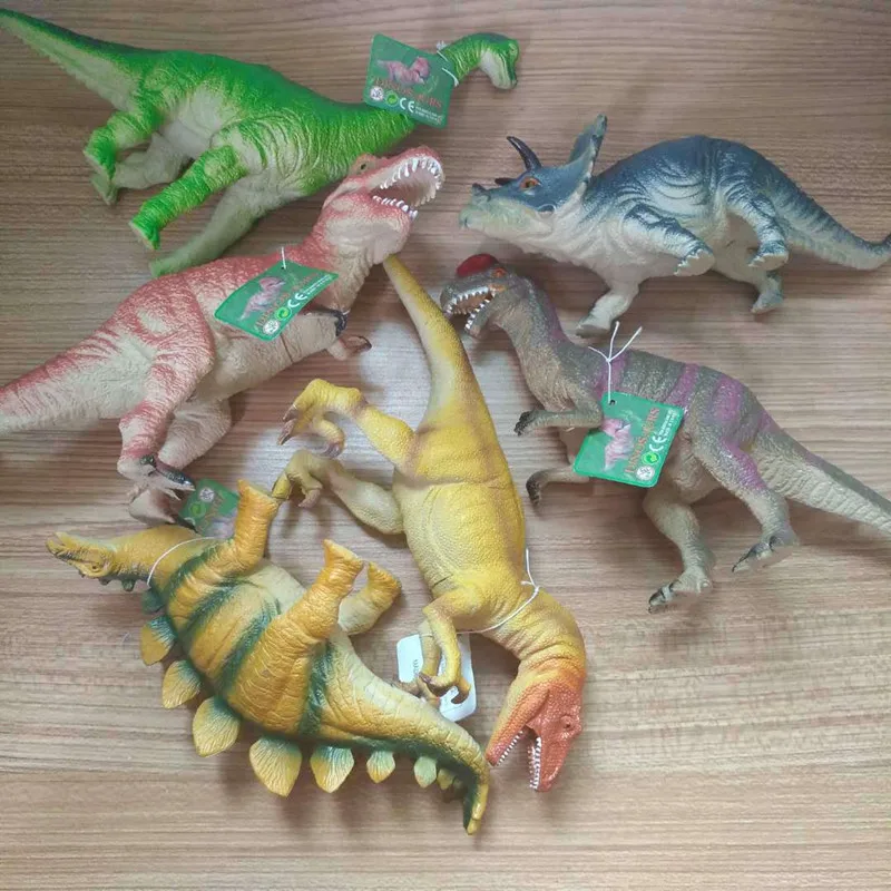 Random style Детские игрушки Jurassic игрушки-Динозавры 24 см вокальный пинчинг, декоративная модель детские подарки - Цвет: Random style