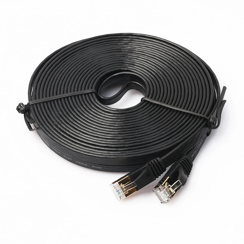 Lballist Cat 7 Ethernet Ультра Плоский RJ45 соединительный кабель для модемного