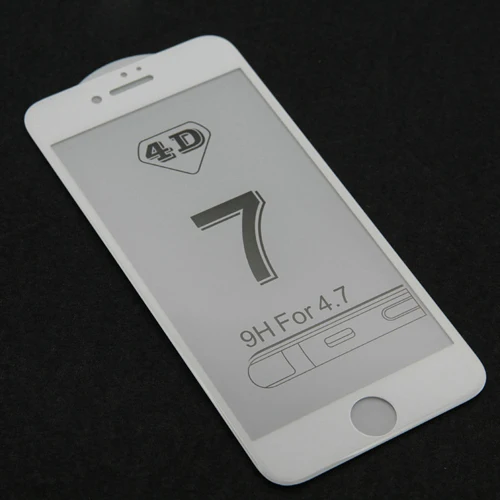 INESKY Красный Цвет 4D закаленное стекло для Apple iphone 7 Plus полное покрытие Защитное 6 6s