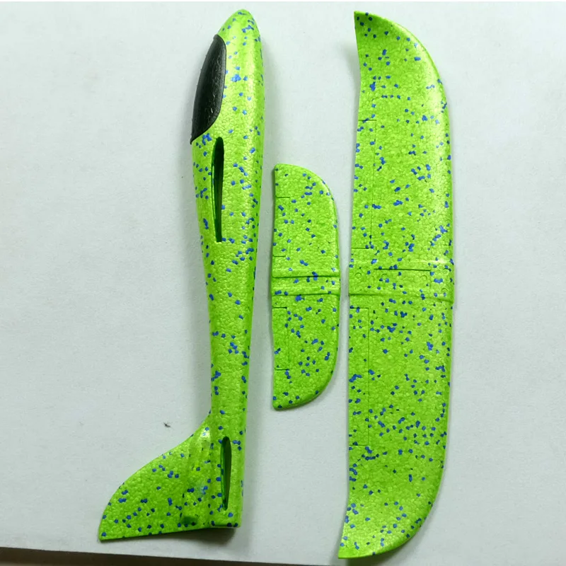 34CM GREEN 34/48 см ручной бросок Летающий планер игрушки-самолеты для детей Пена Самолет Модель наполнители Летающий планер игры - Цвет: 34CM GREEN
