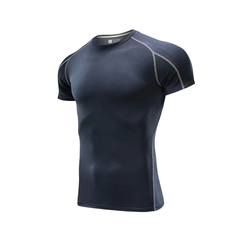 15 Colors Running T-shirt New Pro Fitness Wear Summer Men Quick Dry Cycling Top Gym Shirt Bike Jersey Running Clothing - Цвет: 14