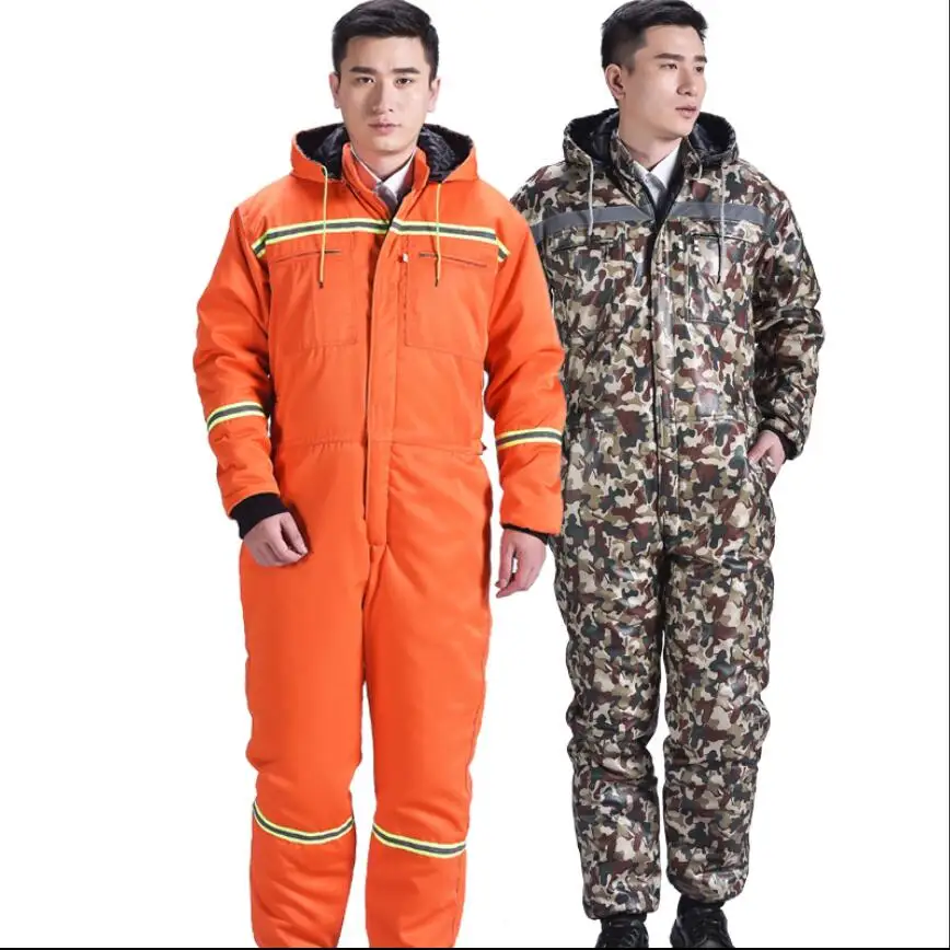 M-4XL, новинка, мужские зимние рабочие хлопковые цельные комбинезоны, утепленный комбинезон, строительная Рабочая фабрика, сиамская защитная одежда