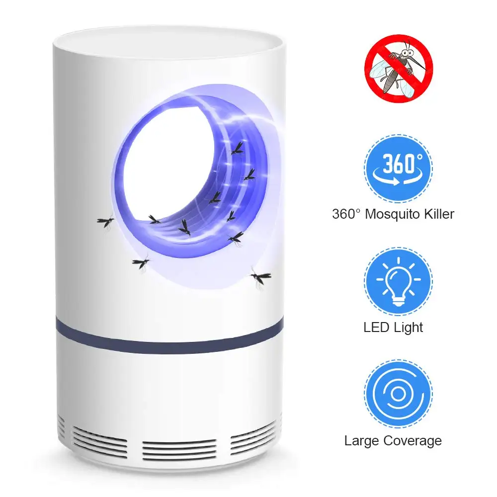 5 Вт с питанием от USB Электрический фотокаталитический комаров убийца лампа на